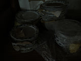 A 58 Pieces European Dinner Set Diamond Shape Rim with bleu by Rosenthal