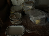 A 58 Pieces European Dinner Set Diamond Shape Rim with bleu by Rosenthal