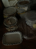 A 58 Pieces European Dinner Set Diamond Shape Rim with bleu by Rosenthal