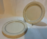 Rosenthal 18  European Dinner Plates- Lanzette Platinum