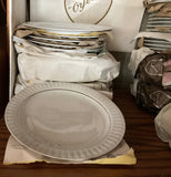 Rosenthal 18  European Dinner Plates- Lanzette Platinum