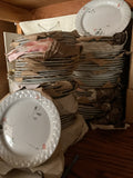 A 75 Pieces European Dinner Set Diamond Shape Rim by Rosenthal