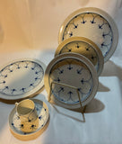 A Set 101 Pieces Exquisite Porcelain With Kiruna Blue-Mittsomer by Rosenthal