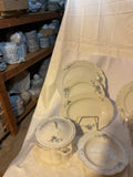 A Set of 50 Pieces Exquisite Porcelain With Flowering Branch by Rosenthal