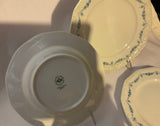 Rosenthal Exquisite Dinner & Tea Set, 100 Piece Set With Blue Garland.