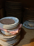 Exquisite 73 Pieces Set Porcelain  With  Gray Bouquet. by Rosenthal