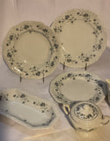 Exquisite 73 Pieces Set Porcelain  With  Gray Bouquet. by Rosenthal