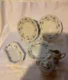 Exquisite 73 Pieces Set Porcelain  With  Gray Bouquet. by Rosenthal