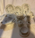 A Set of 67 Pieces Exquisite Porcelain With Black Berries Branch by Rosenthal