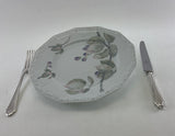 A Set 72 Pieces Exquisite Porcelain With Black Berries Branch by Rosenthal