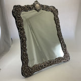 Victorian Silver Mirror After a XIX - C. Rare Gem, One of a kind.