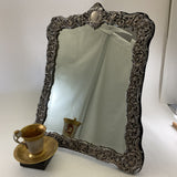 Victorian Silver Mirror After a XIX - C. Rare Gem, One of a kind.