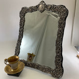 Victorian Silver Mirror After a XIX - C. Rare Gem, One of a kind.