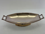 Art Nouveau Oval Centerpiece with Handles, Applied Border