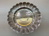 Silver Tazza Fluted Border,  Embossed