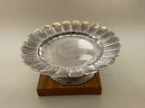 Silver Tazza Fluted Border,  Embossed