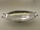 Art Nouveau Oval Centerpiece with Handles, Applied Border