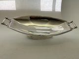 Art Nouveau Oval Centerpiece with Handles, Applied Border