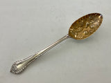 Silver Berry Spoon Partly Gilt , Chesterfield.