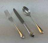 Silver Dessert Fork, Georgian.