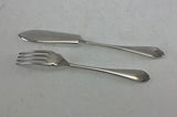 Complete European Cutlery Set for 12, including Fish Eaters & Serving Pieces 113 pieces. Georgian.