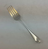 Silver Plated Fish Servers: Serving Fork & Knife, Georgian.