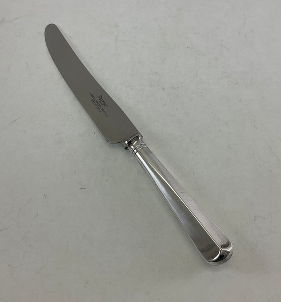 The Finest, Silver Plated Dinner Knife, Rattail .