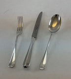 Complete European Cutlery Set for 12, including Fish Eaters & Serving Pieces 132 pieces. 