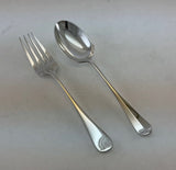 Complete European Cutlery Set for 12, including Fish Eaters & Serving Pieces 132 pieces. 