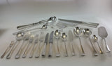 A Set of Fish : Fish Eaters & Fish Servers, 26 + 12 Spoons = 38 pieces, Rattail