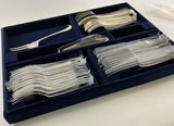 A Set of Fish : Fish Eaters & Fish Servers, 26 + 12 Spoons = 38 pieces, Rattail