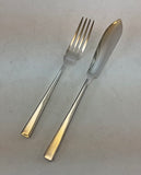 A Set of Fish Fish Eaters & Fish Servers, 26 pieces, Leighton.