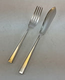 The Finest, Silver Plated 12 Pair Fish Eaters, Fish Forks & Fish Knives, Leighton