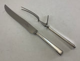 The Finest, Silver Plated Pair Carving Set, Carving Fork & Carving Knife, Leighton.