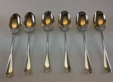 Silver Set 6- Seven Piece Place-Setting, 42 Pieces Rattail.