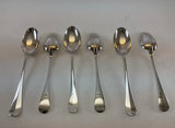 Silver Set 6- Seven Piece Place-Setting, 42 Pieces Rattail.