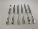 Silver Set 6- Seven Piece Place-Setting, 42 Pieces Rattail.