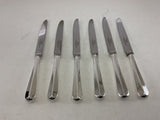 Silver Set 6- Seven Piece Place-Setting, 42 Pieces Rattail.