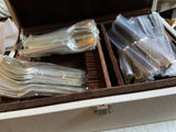 "Silver Flatware, 36 Pieces Set , Leighton. "