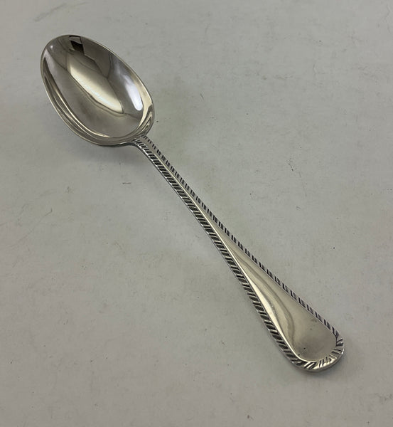 The Finest, Silver Dinner Spoon, Feather Edge