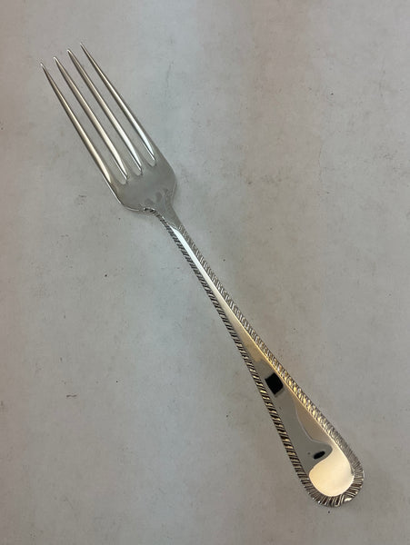 The Finest, Silver Plated Dinner Fork, Feather Edge .