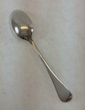 The Finest, Silver Plated Dessert Spoon, Feather Edge .