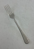 The Finest, Silver Plated Dessert/Salad Fork,&nbsp;Feather Edge.