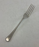 The Finest, Silver Plated Dessert/Salad Fork,&nbsp;Feather Edge.