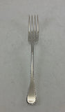 The Finest, Silver Plated Dessert/Salad Fork,&nbsp;Feather Edge.