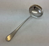 The Finest, Silver Plated Sauce/Gravy Ladle, Feather Edge.
