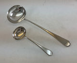 The Finest, Silver Plated Soup Ladle, Feather Edge.
