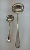 The Finest, Silver Plated Soup Ladle, Feather Edge.