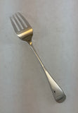 Pair Large Serving Spoon & Fork, Feather Edge.