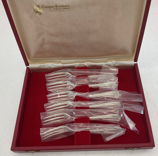 The Finest, Silver Plated 12 Pastry Forks , La Regence
